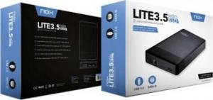 Kieszeń EXTERNAL CASE 3.5 USB 3.0 Nox LITE 3.5 BLACK 1