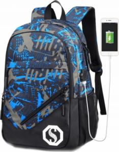 DUŻY PLECAK SZKOLNY TORNISTER BEZPIECZNY + PIÓRNIK 2