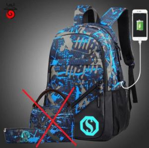 DUŻY PLECAK SZKOLNY TORNISTER BEZPIECZNY + PIÓRNIK 4