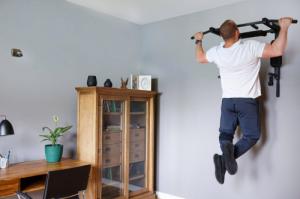 BenchK Poręcze do ćwiczeń i drążek do podciągania 2w1 D8 BenchK 6