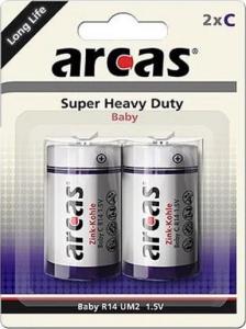 Arcas Bateria Super Heavy Duty C / R14 2 szt. 1