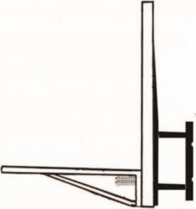 Spartan Kosz naścienny do koszykówki Transparent 3