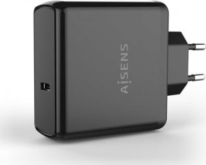 Ładowarka Aisens USB-C PD3.0 + USB-C QC3.0 CHARGER Aisens BLACK 1