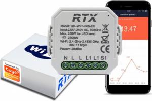 RTX Tuya Przekaźnik WiFi Dopuszkowy Pomiar Energii 1