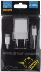 Ładowarka iBOX C-38 1x USB-C  (ILUC38CW) 5
