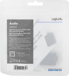 Karta dźwiękowa LogiLink USB-C 7.1 (UA0365) 7