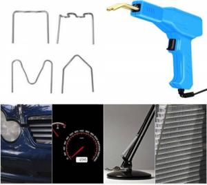 Aptel KOMPAKTOWA ZGRZEWARKA DO PLASTIKU + 200 stalowych zszywek niebieska AG713B 7