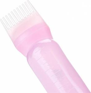 Aptel BUTELKA DO APLIKACJI FARBY DO WŁOSÓW z grzebieniem 150ml różowa AG647F 3