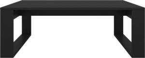 vidaXL Stolik kawowy, czarny, 100x100x35 cm, płyta wiórowa 5