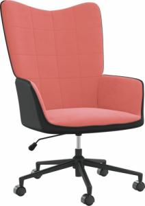 Krzesło biurowe vidaXL 327912 Różowe 1
