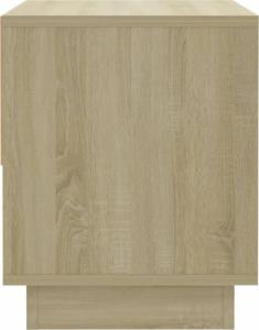 vidaXL vidaXL Szafka nocna, dąb sonoma, 45x34x44, płyta wiórowa 6