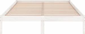 vidaXL vidaXL Rama łóżka, biała, drewno sosnowe, 180x200 cm 5