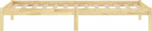 vidaXL vidaXL Rama łóżka, lite drewno sosnowe, 100 x 200 cm 6