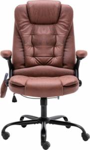 Krzesło biurowe vidaXL 20579 Brązowe 2