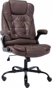 Krzesło biurowe vidaXL 20577 Ciemnobrązowe 1