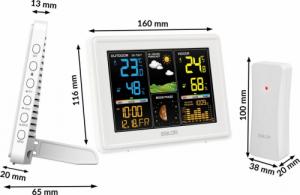 Stacja pogodowa Berdsen Stacja pogodowa z wyświetlaczem BD-907 biała 4