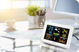 Stacja pogodowa Berdsen Stacja pogodowa z wyświetlaczem BD-907 biała 9