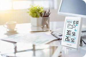 Stacja pogodowa Berdsen Stacja pogodowa z wyświetlaczem BD-911 biała 9