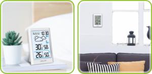 Stacja pogodowa Berdsen Stacja pogodowa z wyświetlaczem BD-911 biała 10