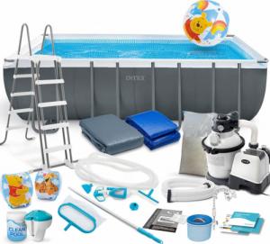 Intex Basen ogrodowy stelażowy 549 x 274 x 132 cm 21w1 INTEX 26356 + hulajnoga GRATIS 10