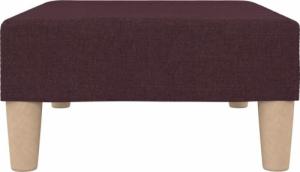 vidaXL Podnóżek, fioletowy, tapicerowany tkaniną 5