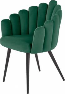 Selsey SELSEY Krzesło tapicerowane Glidole zielone 1