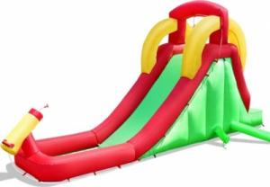 Costway Nadmuchiwany zjeżdżalnia z armatką wodną 1