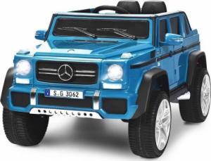 Costway Samochód dla dzieci Mercedes Benz Maybach G650-S z oświetleniem LED Niebieski 1