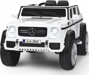 Costway Samochód dla dzieci Mercedes Benz Maybach G650-S z oświetleniem LED Biały 1