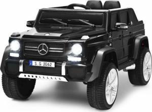 Costway Samochód dla dzieci Mercedes Benz Maybach G650-S z oświetleniem LED Czarny 1