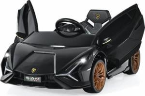 Costway Samochód elektryczny Lamborghini Sin dla dzieci z światłami LED 1