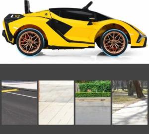 Costway Samochód elektryczny Lamborghini Sin dla dzieci z światłami LED 6