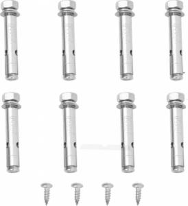 vidaXL vidaXL Zwijana markiza boczna na taras, czarna, 180 x 600 cm 7