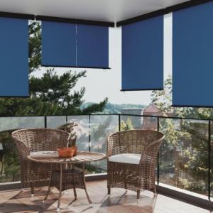 vidaXL vidaXL Markiza boczna na balkon, 170 x 250 cm, niebieska 1