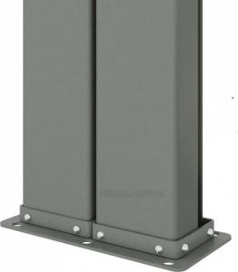 vidaXL vidaXL Zwijana markiza boczna, czarna, 180 x 1200 cm 6