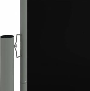 vidaXL vidaXL Zwijana markiza boczna na taras, czarna, 180 x 1000 cm 3