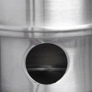 Survival Kettle Aluminiowa Kuchenka czajnik turystyczny Half srebrna 4