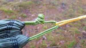 Bushmen Miękka Szekla do hamaków Bushmen 10kN - zielona Uniwersalny 3