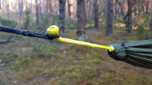 Bushmen Miękka Szekla do hamaków Bushmen 10kN - zielona Uniwersalny 6