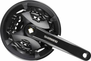 Shimano Mechanizm korbowy SHIMANO FCMT101E002CLB 175mm 40 x 30 x 22 z osłoną, czarny, 9-rzędów Uniwersalny 1
