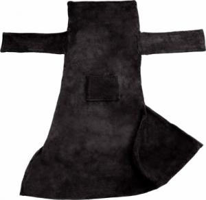 Tectake 2 Koc z rękawami - 200 x 170 cm, czarny 1