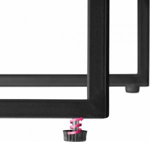 Tectake Meble ogrodowe, technorattan, Ostuni - czarny 8