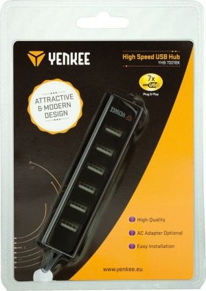 HUB USB Yenkee 7x USB-A 2.0 (45007830) 2