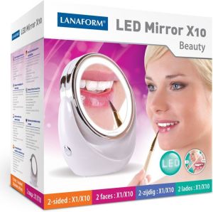 Lusterko kosmetyczne Lanaform LED MIRROR X10 2