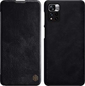 Nillkin Nillkin Qin Case etui do Xiaomi Poco X4 Pro 5G osłona na aparat kabura pokrowiec obudowa z klapką czarny 1