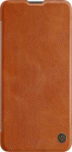 Nillkin Nillkin Qin Case etui do Xiaomi Poco X4 Pro 5G osłona na aparat kabura pokrowiec obudowa z klapką brązowy 11