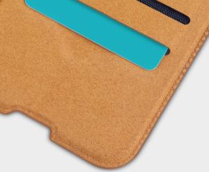 Nillkin Nillkin Qin Case etui do Xiaomi Poco X4 Pro 5G osłona na aparat kabura pokrowiec obudowa z klapką brązowy 12