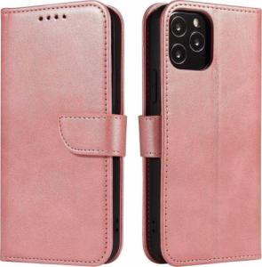 Hurtel Magnet Case elegancki futerał etui pokrowiec z klapką i funkcją podstawki Samsung Galaxy A53 5G różowy 1