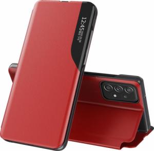 Hurtel Eco Leather View Case elegancki futerał etui z klapką i funkcją podstawki Samsung Galaxy A53 5G czerwony 1