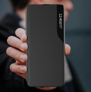 Hurtel Eco Leather View Case elegancki futerał etui z klapką i funkcją podstawki Samsung Galaxy A53 5G czerwony 12